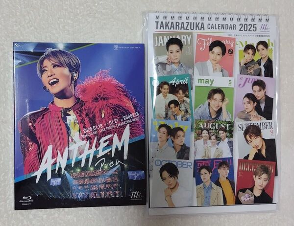 宝塚『ANTHEM-アンセム-』Blu-ray、宝塚卓上カレンダー 新品未開封 礼真琴 暁千星