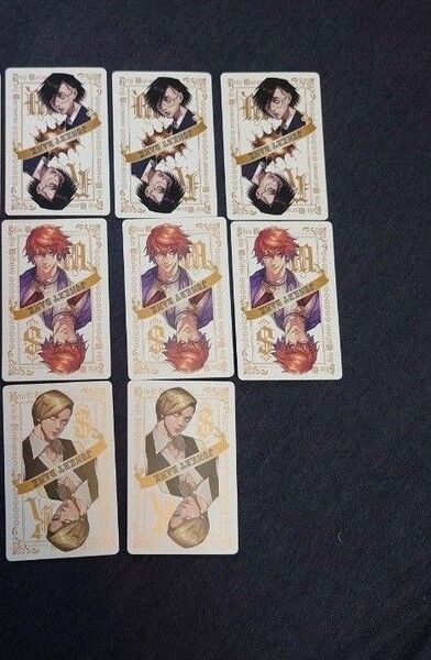 ジャンケットバンク 真経津晨 獅子神敬一 村雨礼二 11巻特典 トランプ風カード 特典 まとめ売り