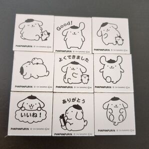 ◯未使用◯サンリオキャラクター スタンプ 9個 ポムポムプリン