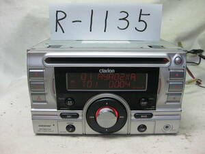 R-1135　clarion　クラリオン　DUB385MP　MP3　USB　フロント AUX　2Dサイズ　CDデッキ　補償付