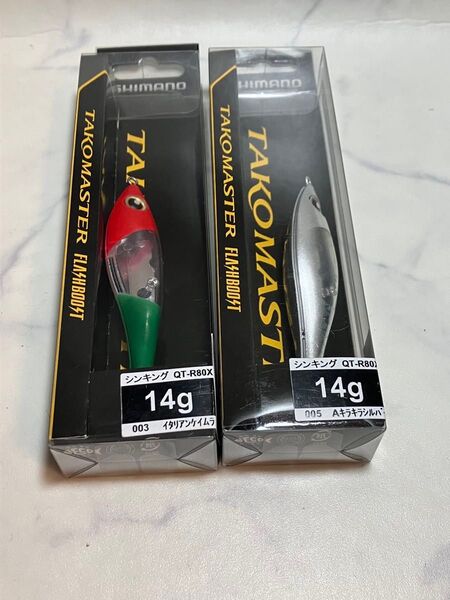 シマノ タコマスタースッテM フラッシュブースト003 イタリアンケイムラ 14g008 Aアカキン 14g