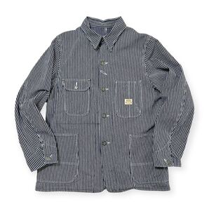 【レア物】 DRUM MAJOR ヒッコリー カバーオール シュガーケーン 日本製 50s リバティストライプ