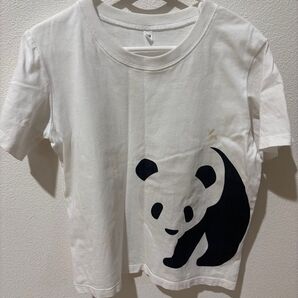 無印良品 パンダ柄Tシャツ 120サイズ