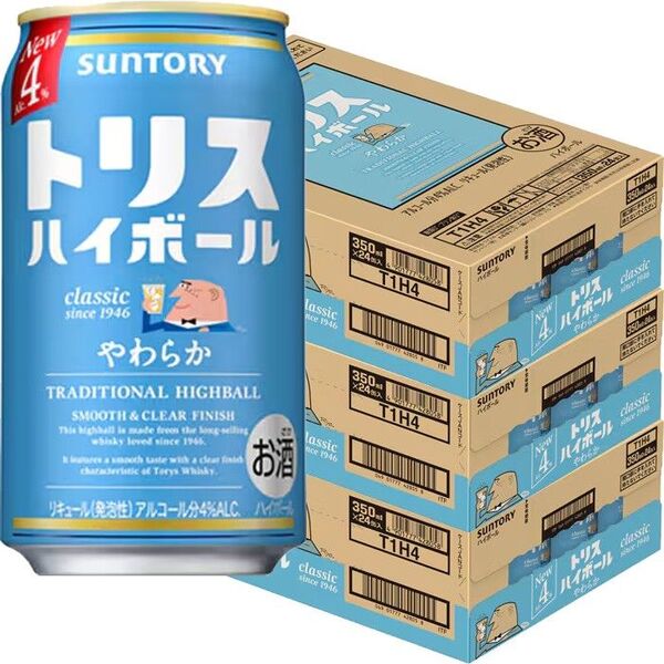 トリスハイボールやわらか 350ml 60本(2箱+12本)