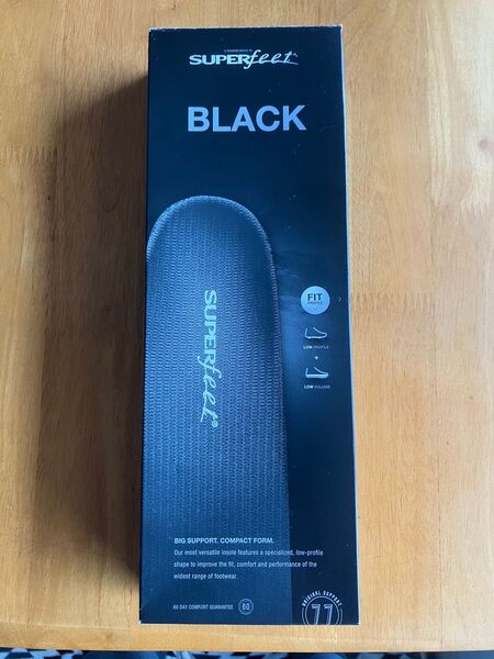 スーパーフィート インソール BLACK スーパーフィート トリムフィット インソール ブラック 21.0〜23.0cm (B)