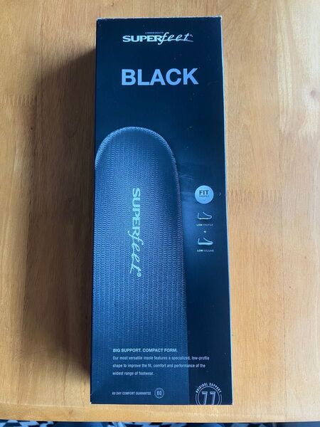 スーパーフィート インソール BLACK スーパーフィート トリムフィット インソール ブラック 21.0〜23.0cm (B)