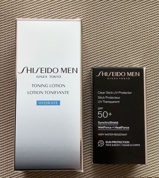 資生堂2点セット メントーニングローション顔用化粧水150mL &メンクリアスティックUVプロテクター20g新品未使用