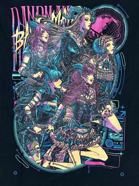 BAND-MAID Tシャツ Mサイズ バンドメイド 正規品 鏡海イサナ デザイン