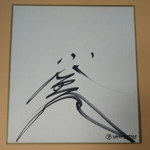 未使用品 八代亜紀 本人 直筆サイン色紙