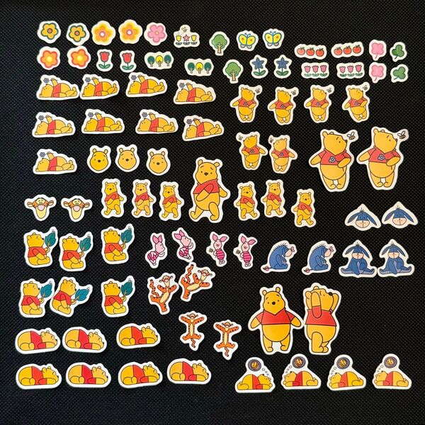 くまのプーさん シール ピグレット ティガー イーヨー ディズニー