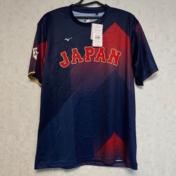 タグ付未使用 侍ジャパン WBC トレーニングシャツ 練習着 野球 日本代表 ミズノ