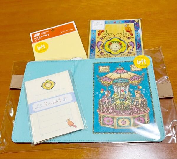 ほぼ日手帳 2025 オリジナル(A6)サイズ カバー など 4点セット コジコジ (メリーゴーランド)