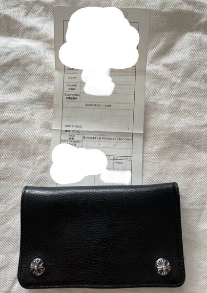 【クロムハーツ正規店購入美品】ワンジップ ウォレット 財布