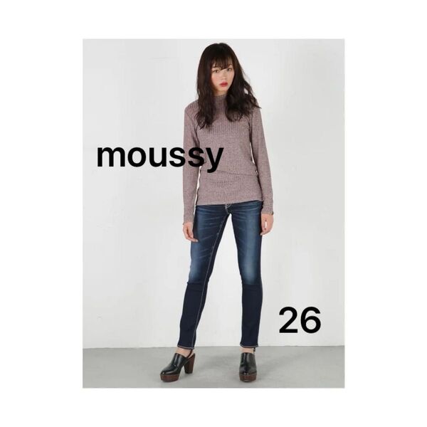 moussy POWDERPlusStraightSlim マウジーパウダープラスストレートスリム スキニーデニム