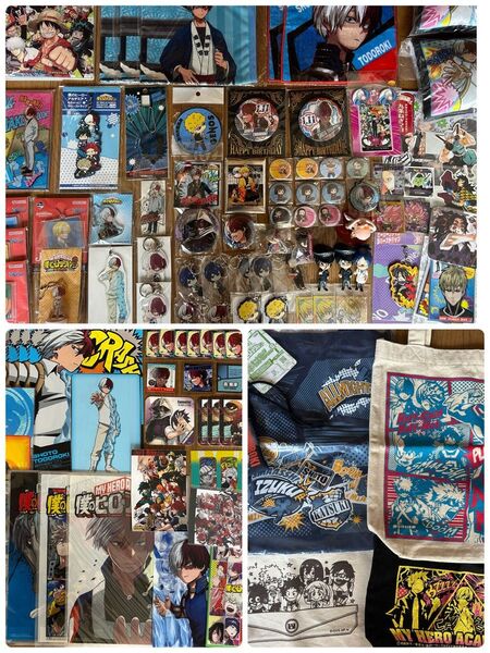 アニメグッズ キャラクターグッズ まとめ売り 100点以上 ヒロアカ 東京喰種 鬼滅 ワンパンマン 缶バッジ アクリルスタンド