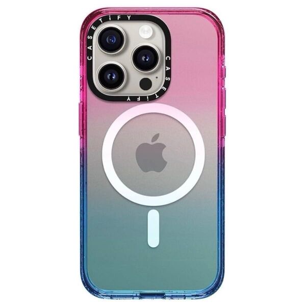 【最終値下げ】CASETiFY インパクトケース MagSafe対応 iPhone 15 Pro ケース コットンキャンディ