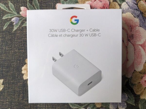 ☆Google純正30W急速充電器★急速充電アダプター☆タイプCケーブル付き★30W USB-C Charger + Cable☆