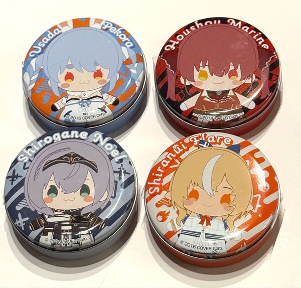 ホロライブ キャンディ缶 3期生 不知火フレア 兎田ぺこら 宝鐘マリン 白銀ノエル 全種 コンプリート