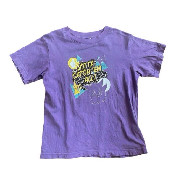 GU ポケモンTシャツ 150サイズ 紫 パープル