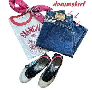 70's〜80's US古着 vintage デニムスカート