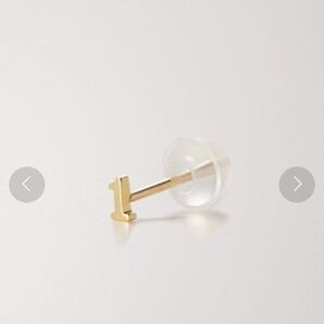 パティエラ K10 ナンバーピアス 片耳用 PAS TIERRA 10金 イエローゴールド 1 推し活 ラッキー お守り