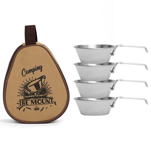 シェラカップ セット クッカー ステンレス アウトドア食器 調理器具 アウトドア 登山 キャンプ