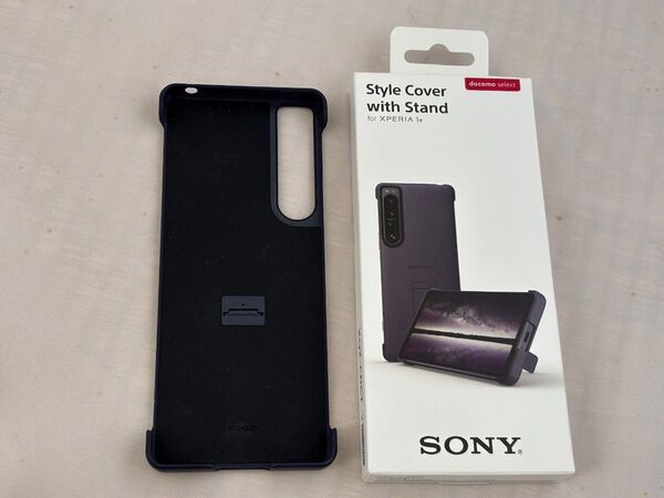 SONY Style Cover Stand パープル Xperia 1 IV スマホケース 純正 中古品