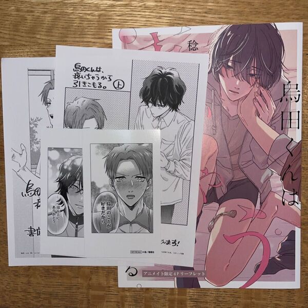 烏田くんは疼いちゃうから引きこもる。 アニメイトリーフレット ペーパー チェキ 特典のみ