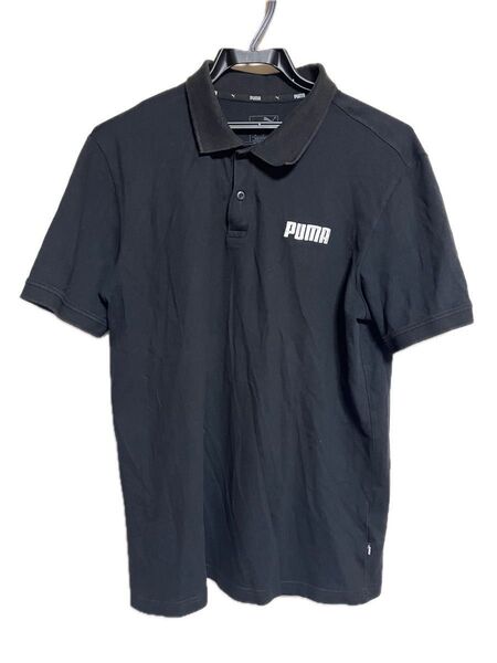 PUMA ポロシャツ メンズ 黒 ブラック Mサイズ