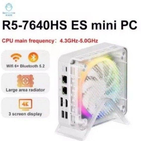 ミニPC Ryzen5 7640hs Radeon 780m SSD1TB Windows11 home