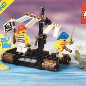 LEGO レゴ 6257 Castaway's Raft いかだにのった海ぞく 南海の勇者 パイレーツ オールド レトロ 海ぞく