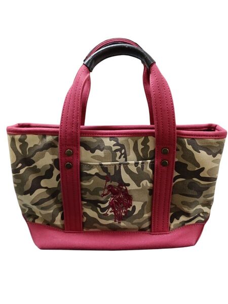 中古 US Polo Assn. 迷彩柄トートバッグ