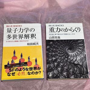BLUE BACKS 量子力学の多世界解釈 / 重力のからくり 2冊セット