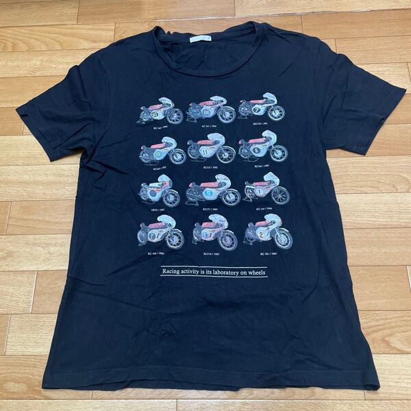 HONDA ホンダ 歴代 バイク Tシャツ Sサイズ レトロ