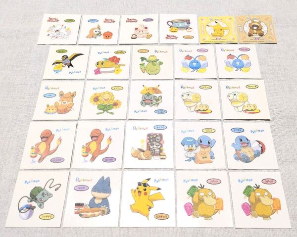 ポケモン デコキャラ シール ポケモンパン ピカチュウ コダック