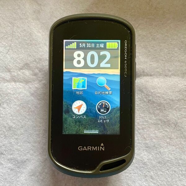 【今日だけ値下げ】GARMIN OREGON 650TCJ GPS OSMマップ 自転車アタッチメントおまけ ガーミン