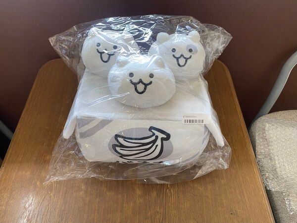 にゃんこ大戦争 ネコの箱詰め BIG ぬいぐるみ エスケイジャパン SK JAPAN バナナ 猫 はこ ハコ づめ ずめ 新品
