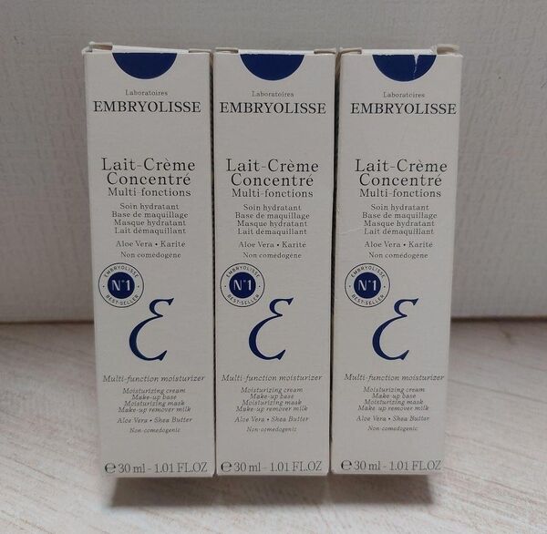 Embryolisse☆モイスチャークリーム 30ml×3