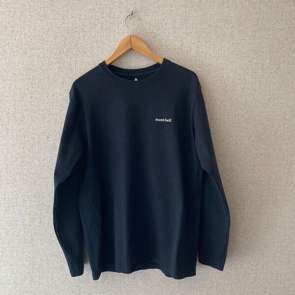 XL mont-bell 長袖Tシャツ モンベル 長袖 ブラック ロンT