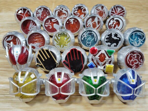 DXフレイムウィザードリング ウォーター ランド ハリケーン ほか / 仮面ライダー DXウィザードライバー対応