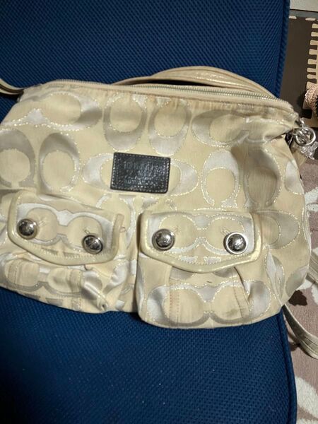 COACH コーチ ショルダーバッグ シグネチャー ベージュ