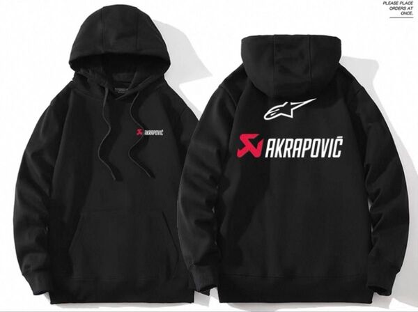 AKRAPOVIC alpinestars パーカー 黒 Sサイズ 新品未使用品