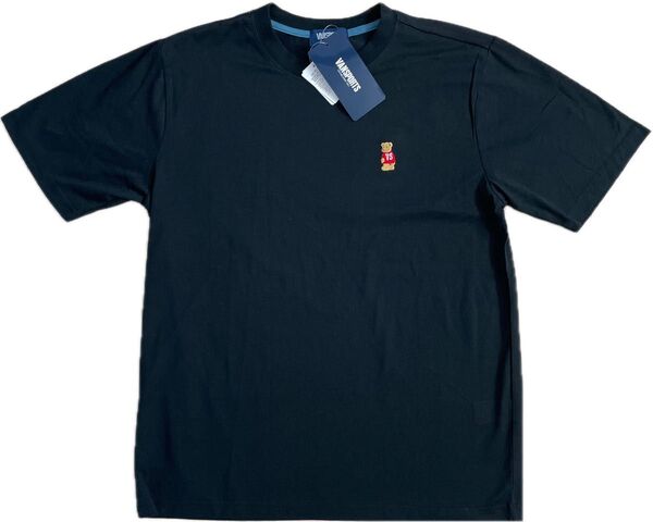 VANSPORTS 半袖Tシャツ LLサイズ メンズ BLACK シンプル ワンポイント 春夏 送料込み