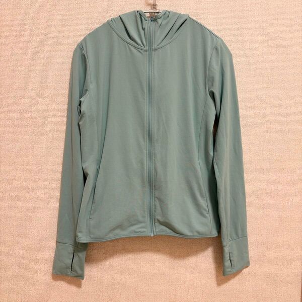 【美品】UNIQLO ユニクロ M エアリズム UVカット メッシュパーカー 薄手