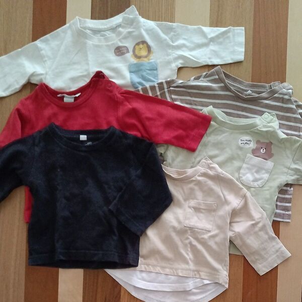 ベビー服 長袖Tシャツ 6枚セット まとめ売り