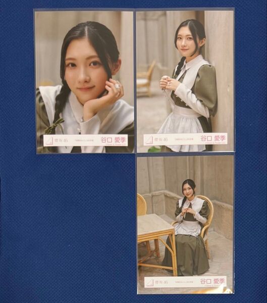 櫻坂46 生写真 本質的なこと MV衣装 谷口愛季 ヨリチュウ座り