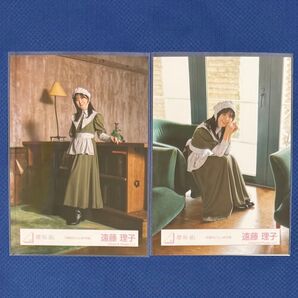 櫻坂46 生写真 本質的なこと MV衣装 遠藤理子 帽子あり ヒキ座り