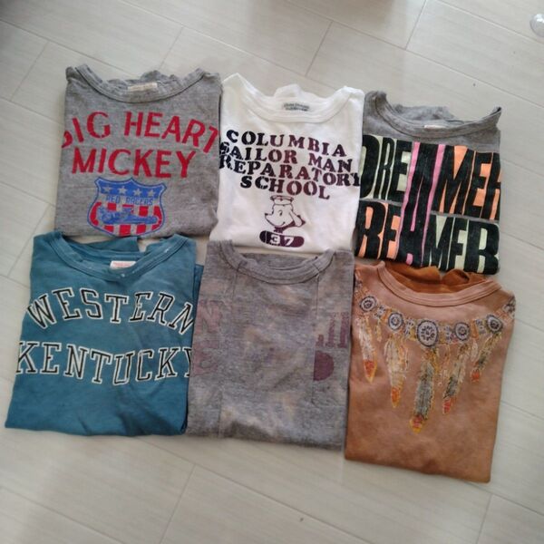 デニムダンガリー☆Tシャツセット 130