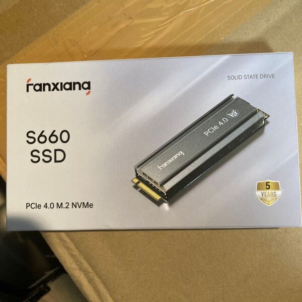 Fanxiang NVMeSSD 2TB pcie 4.0 ヒートシンク付き Gen4