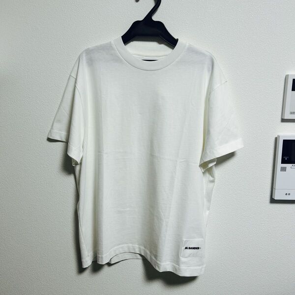 JIL SANDER ジルサンダー ロゴTシャツ 白Tシャツ ホワイト M